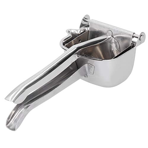 Nivvity Manual Juicer - 304 Stainless Steel Hand-Press Juicer Multi-functional Kitchen Tool - Heavy Duty Manual Juicer Can Juice Lemons Oranges Pomegranates