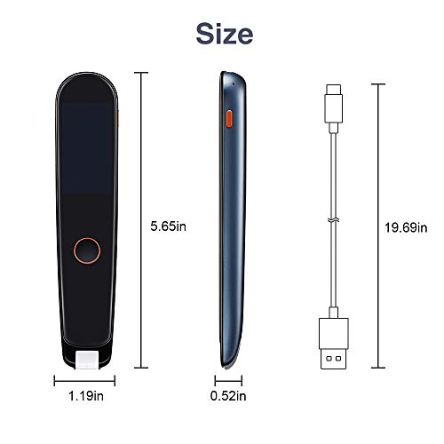 Youdao Language Translator Device, Multilingual Dictionary Pen 2 Pro (CN-EN/JP/KR) Portable Scanning Translator for Language Learners, Scanning Translation Reading Pen (Chinese Interface)