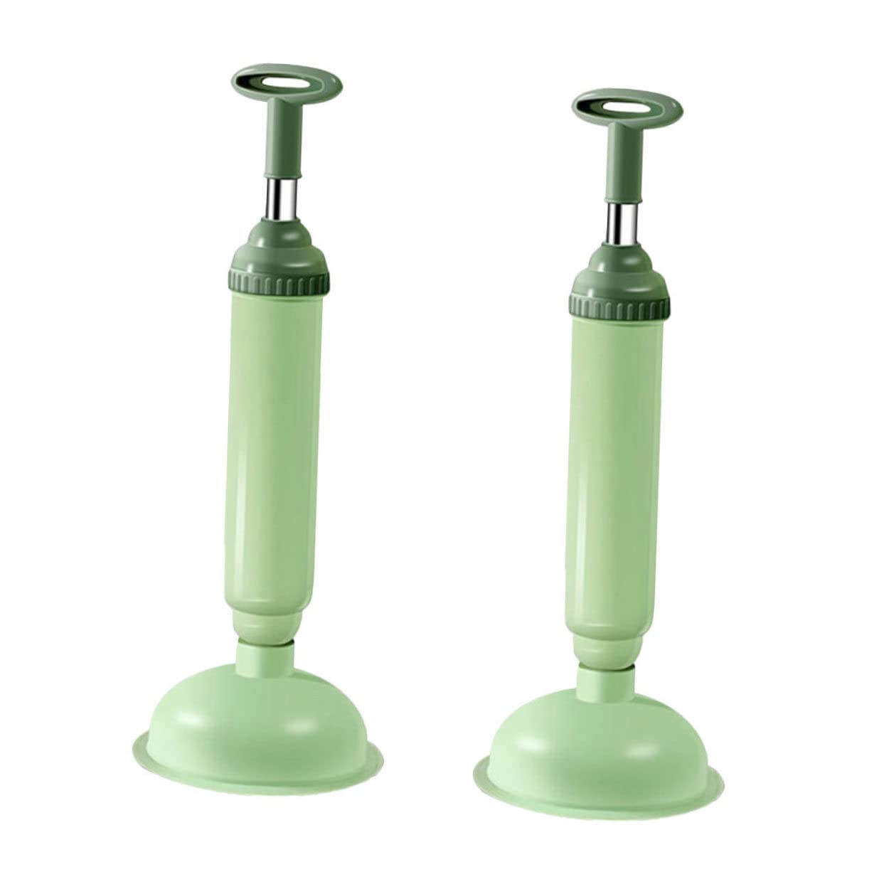 YARNOW Stura Water a Pressione per WC, Stura WC Professionale in PVC e Acciaio Inox, 2 Pezzi, Elimina Blocchi in Casa e Ufficio