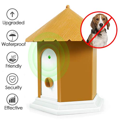 Anti Barking Device, 2020 New Bark Box Outdoor Dog Repellent Device with Adjustable