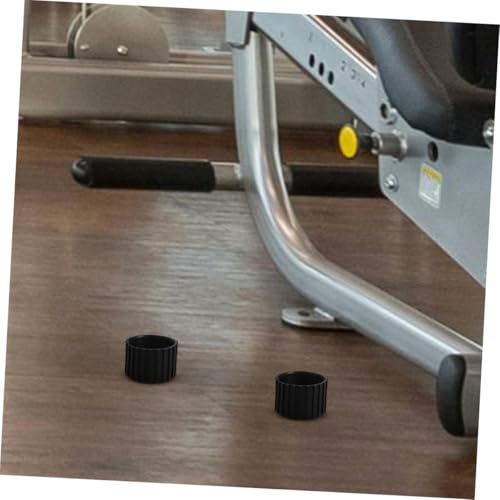 CONGARTENO 2 Stück Gummifüße Beinschutz Für Fitnessgeräte rutschfeste Dicke Fußpolster Aus Gummi Universeller Bodenschutz Für Trainingsgeräte