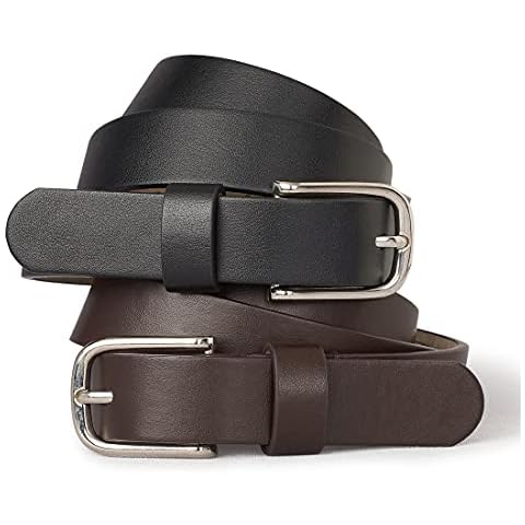 The Children's Place girls Belts, Pack of Two Belt, Black, 8 16 US Cover