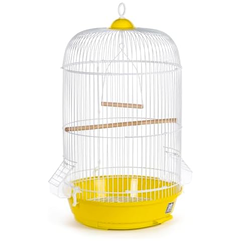 Prevue Hendryx SP31999Y Classic Round Bird Cage, Yellow Cover