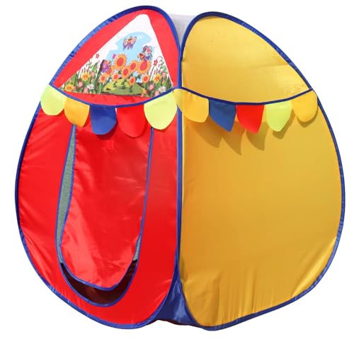 Image of Homecute Igloo Type Foldable Popup Small Size Kid's Toys Play Tent House for Indoor & Outdoor, Suitable for 1 Year to 6 Years (Small Size Multicolour)