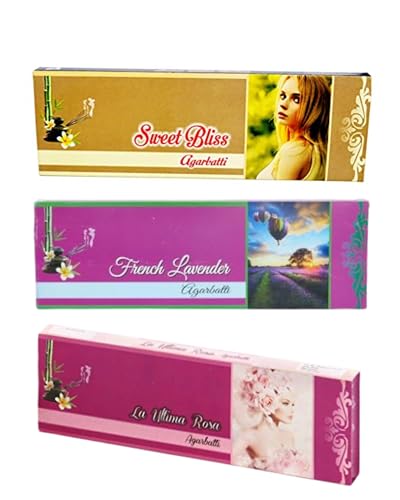 Image of Eternia Serenity Escape Burning Incense Sticks | Long-Lasting Aromatic Agarbatti for Soothing Fragrances | Pack of 3