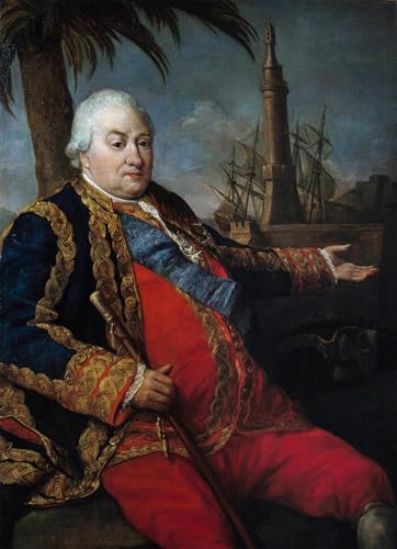 Portrait de pierre souffrante Batoni Tableau Toile 60x90cm Décoration Murale