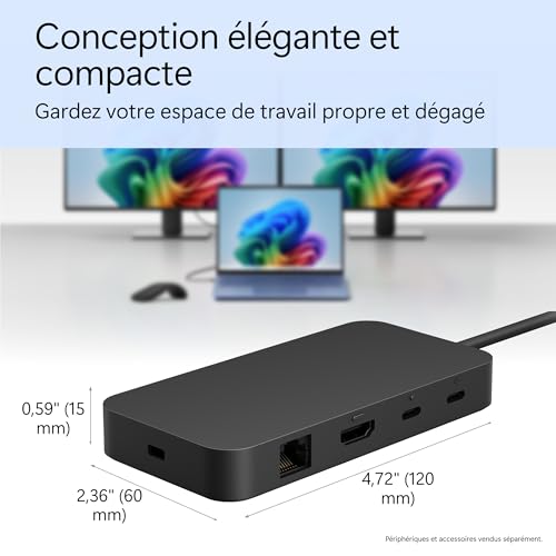 Microsoft Surface | Station d'accueil | Dock USB 4