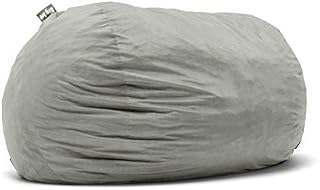 Big Joe Lenox Fuf Foam Filled Bean Bag, Extra Extra Large, Fig