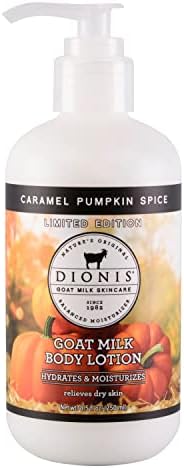 Dionis - Goat Milk Skincare Caramel Pumpkin Spice Scented Lotion (8.5 oz) - Made in the USA - Cruelty-free and Paraben-free