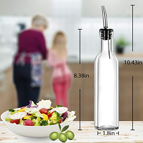 Gusnilo 8 Oz Olive Oil Dispenser Olive Oil Dispenser Bottle Syrup Dispenser Oil And Vinegar Dispenser Set Oil Bottles For Kitchen 250Ml With Pour Spouts And Funnel 2Pcs #TOP1