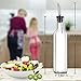 Gusnilo 8 oz (250ml) Oil and Vinegar Dispenser Set - 2PCS Olive Oil Dispenser Bottles, Syrup Dispenser & Kitchen Oil Bottles with Pour Spouts and Funnel
