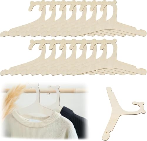 15 perchas de madera para bebé, antideslizantes, perchas de madera para bebé, perchas antideslizantes para ropa de bebé, pantalones