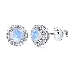 M-Blue Moonstone Earrings