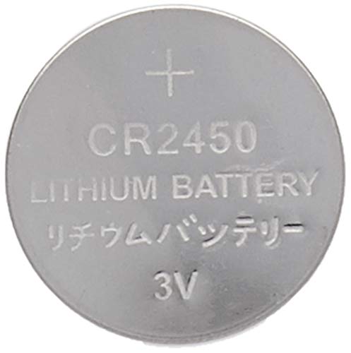 BlueDot Trading CR2450 DL2450 ECR2450 Lithium Coin Cell Battery Contains NO Mercury for LED Tea Lights Candles Watches and Calculators, Quantity 3 Count