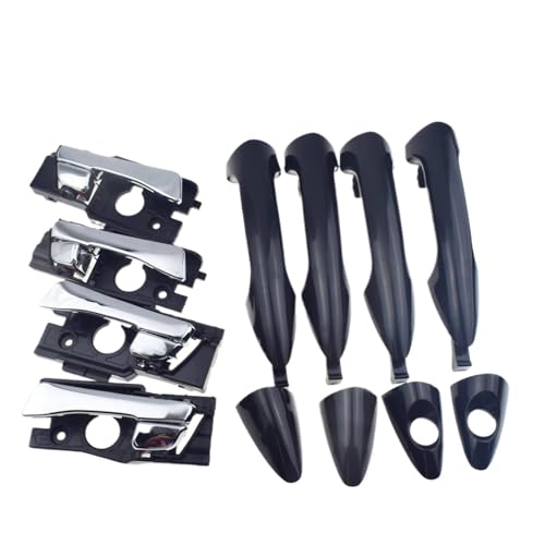 Poignée extérieure pour Hyundai Accent 2011-2018 noire avant arrière