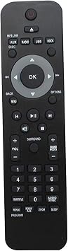 General Replacement Remote Control Fit for Philips 996510021121 HTS3371 HTS3371/98 HTS3372D/F7B HTS3371D HTS3371D/F7 HTS3317D/F7B HTS3371D/F7E HTS3372D/F7B HTS3372D HTS3372D/F7 DVD