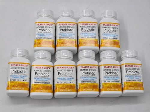 Trader Joe's Advanced Strength Probiotic 30 Capsules in Bottle
