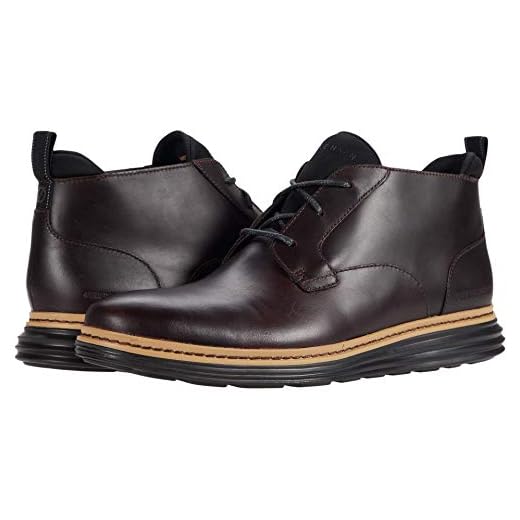 Cole Haan Men's Originalgrand Chukka Waterproof Boot, DEEP Mahogany WP/Black, 11.5