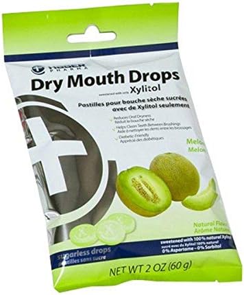 Hager Pharma Dry Mouth Drops, Melon, 2 Ounce image 2
