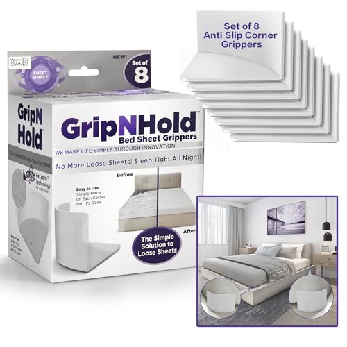 GripNHold Bed Sheet Holders 2-Pack