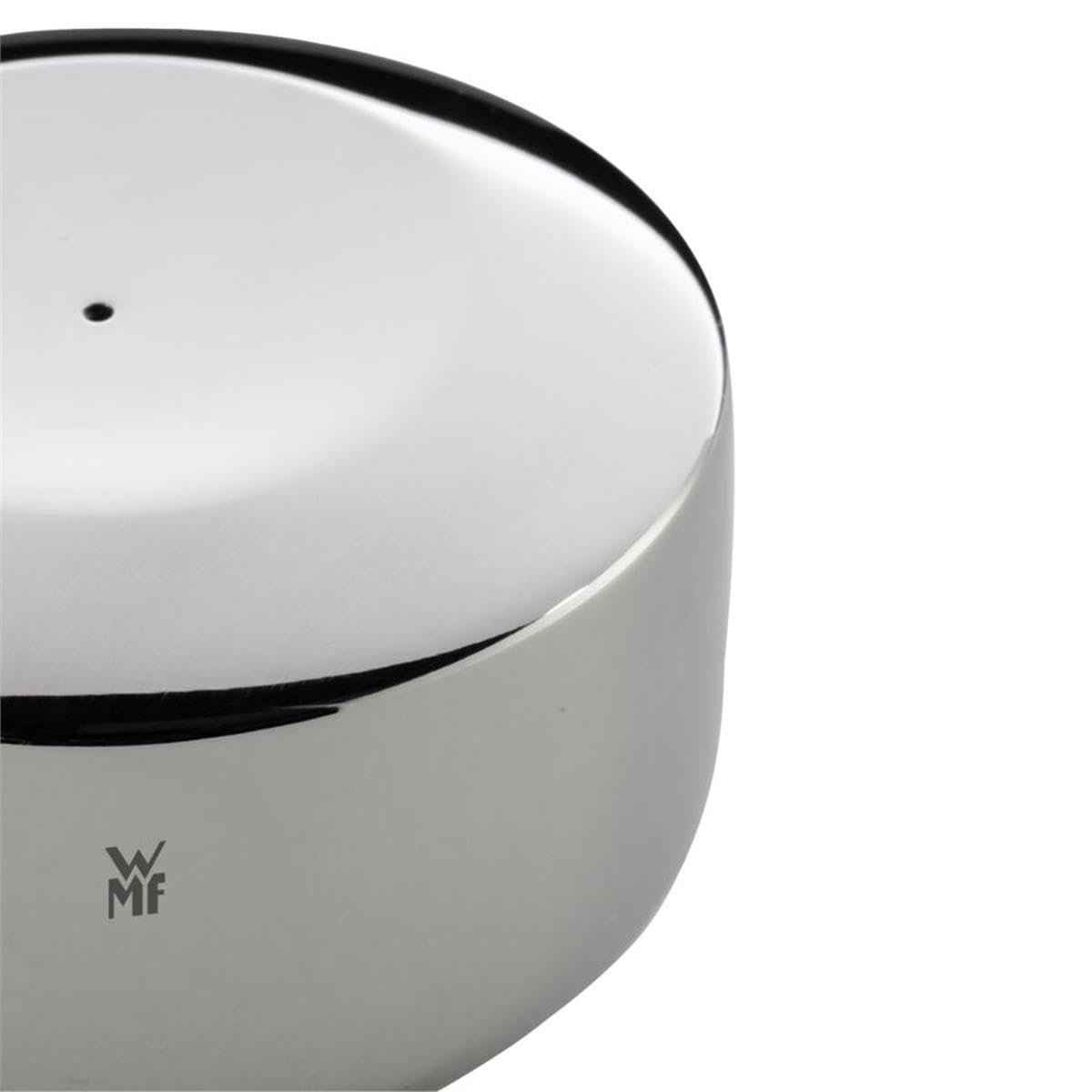 WMF Moto 3-częściowy zestaw misek do sałatek, 32 cm, z salaterką, miska do sałatek, okrągła miska 26 cm, porcelana, polerowana stal nierdzewna Cromargan, nadaje się do mycia w zmywarce, kolor szary