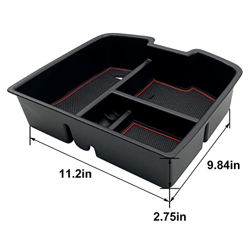 fit for Center Console Organizer Tray 2007-2014 GMC Sierra Chevy Silverado Tahoe Yukon Suburban - GM Vehicles Accessories Replaces 19166288