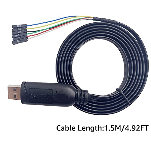 DSD TECH SH-U09G Câble série USB vers TTL intégré FTDI FT232RL IC 1.8M / 5.9FT