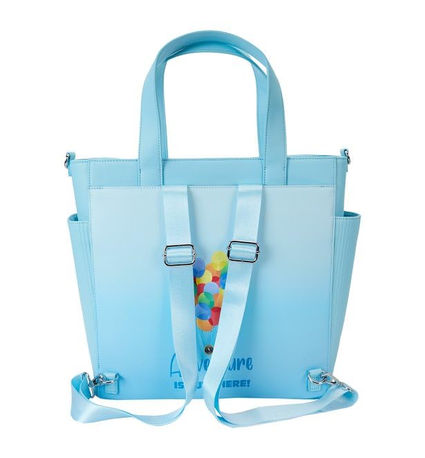 Loungefly Pixar Up 15th Anniversary Balloon House Convertible Backpack and Tote miniatura 6