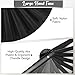 Ocoullow 2 Pack Black Clack Fans for Line Dancing – Large Hand Fans for Women Foldable, Boots on the Ground Fan That Pops, Folding Handheld Chinese Dance Fan for Party, Festival, Performance