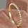 Tuwiqsdi Bead Ring Fashion Jewelry 18k Gold/Silver Plated 2mm Beads Round Bold Minimalist Statement Ring for Women Size 5-11(G6) image 5