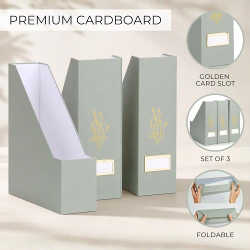 Beautiful Magazine Holder Set Of 3 ...