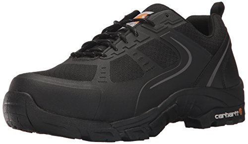 Photo 1 of Carhartt Men's Oxford Black Lightweight Hiker SteelToe CMO3251 Industrial Boot 10.5 Wide Black Leather/Black Synthetic