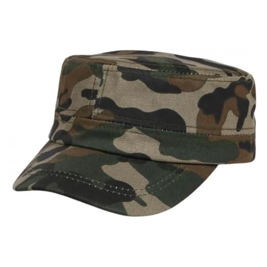 Nyls Création Casquette Militaire Enfant Camouflage Kaki Armée Cubaine Capty 6 a 11 Ans - Taille Unique - Vert