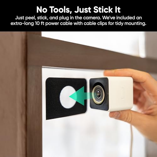 Wyze Window Camera, WiFi Indoor HD Home Security Camera, Upgraded Color Night Vision, Anti-Glare, AI-Powered Motion Detection, Easy & Quick Setup, 24/7 Recording, Works w/Alexa & Google thumbnail 3