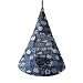 SSDHUA Cat Hammock Printing Pet Hammock Hanging Cat Swing Bed Small Pet Hanging Soft Bed Pet Bed Suitable for Spring and Summer Warm Home (S,Blue cat Head)