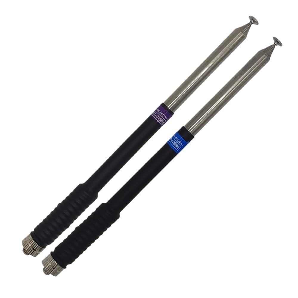 Antenne télescopique FP10120 SMA-femelle 212-1265 mm U/V for talkie-walkie for gain élevé adaptée for BAOFENG adaptée for KENWOOD adaptée for la radio bidirectionnelle QUANSHENG(1P VHF-1P UH