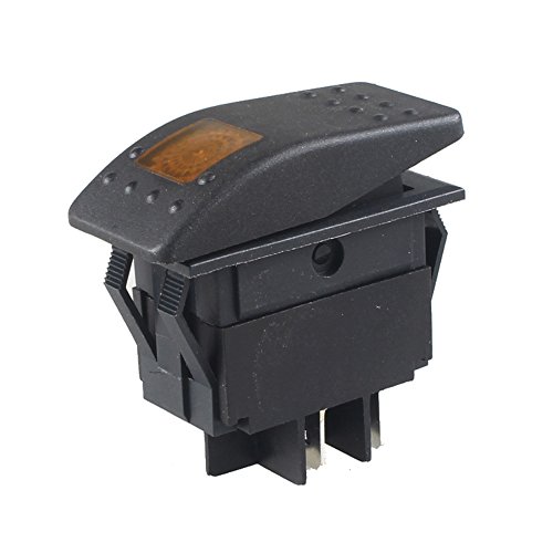 Esupport Car Marine Amber Led Toggle Switch Dash 4Pin Pack Of 5 #TOP1