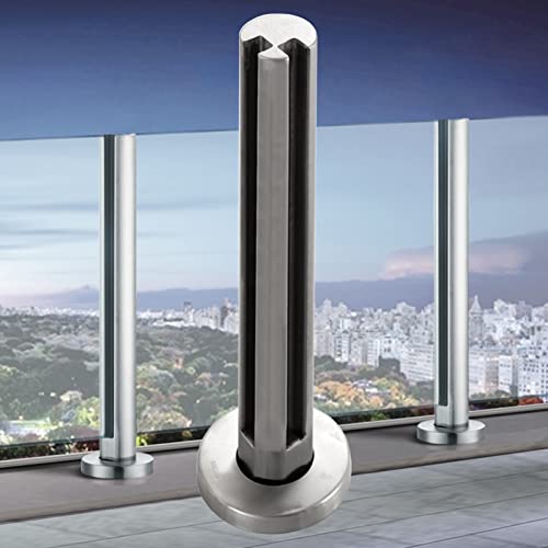 Fixation poteau balustrade balcon pour sécuriser les escaliers de villas - 2