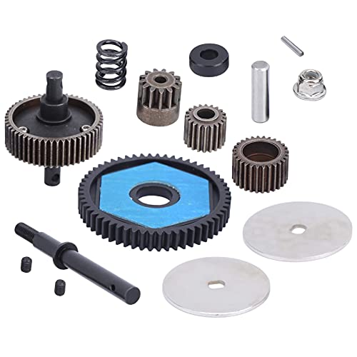 Engrenage Droit, Engrenages de Transmission avec engrenage Moteur adapté pour la Voiture Axial SCX10 / SCX10 II 90046 90047 RC Accessoires de Voitures...
