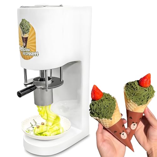 Commercial Ice Cream Spaghetti Press Machine - Easy-to-Use Noodle Maker for Gelato Dessert Shops - Create Unique Ice