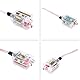 High Audio to Low Audio Converter, Car Audio CD Verstärker Audio Subwoofer High to Low Frequency Divider Converter Regulator Filter