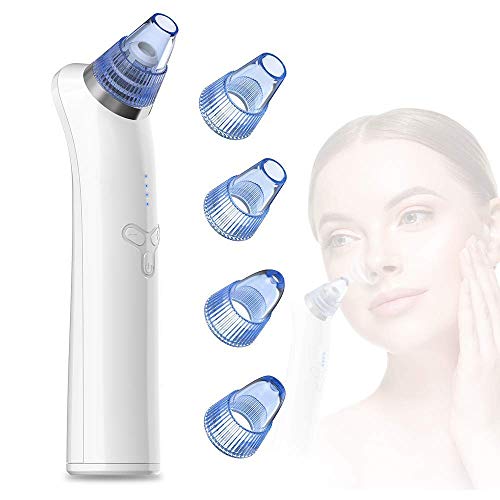 Blackhead Remover Vacuum Pore Cleaner Electronic Acne Cleanser Comedone Extraction Kit COOFO USB Rechargeable with 4 Replaceable Suction Probes