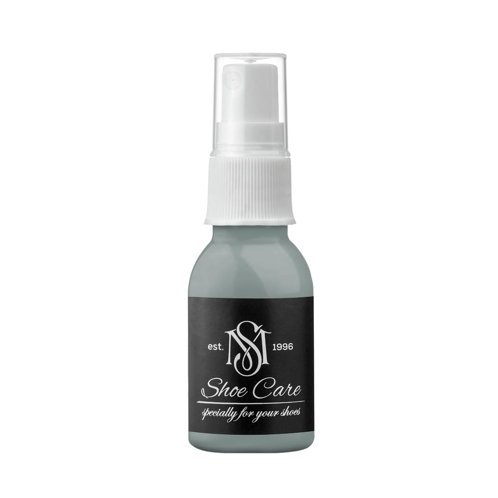 Spray do zamszu i nubuku - NCS S 5005-B80G Mineralna Szarość Szałwii - Renowator koloru i impregnat do zamszu, nubuku, weluru marki MAVI STEP - 50 ml / 1.70 fl oz