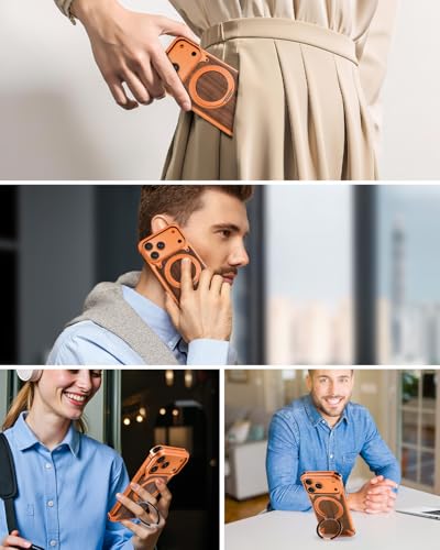 Coque iPhone 17 Pro Max anti-rayures bois résistant aux chutes - 7
