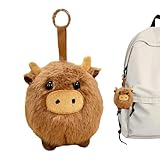 Charm décoratif léger : Ce pendentif peluche vache fonctionne comme un ornement de rétroviseur et une pièce de décoration intérieure. Parfait pour la décoration personnelle, il est facile à transporter et à exposer grâce à sa conception légère et compacte. Adapté à une suspension multi-scènes sur sacs, porte-clés ou accessoires de pièce, ce charm peluche allie commodité et style sans effort.