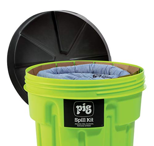 Image of PIG Spill Kit in 20-Gallon High-Visibility Container | 12 Gallon Absorbency | KIT264