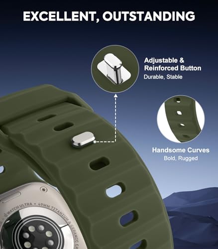 MoKo Ocean Band Compatible with Apple Watch 42/44/45/46/49mm - image 3