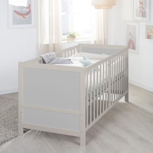 roba Babybett EASY SLEEP 70 x 140 cm inkl. Umbauecken - Mitwachsendes...