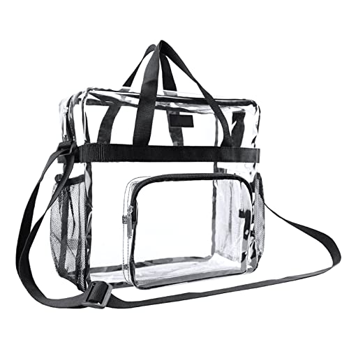 Sac fourre-Tout Transparent,Sac de Rangement cosmétique Transparent imperméable en PVC,Sac fourre-Tout de Maquillage de Voyage Portable pour Femmes Hommes Sac fourre-Tout léger pour Les Sports