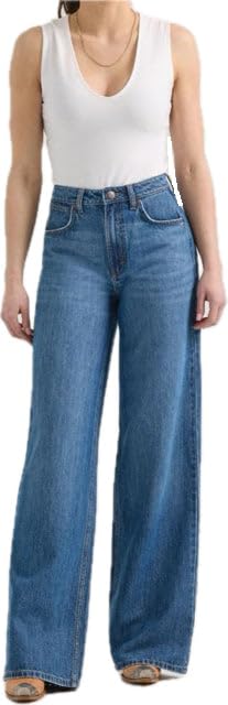Wrangler Womens Yvette High Rise Wide Leg Jean3